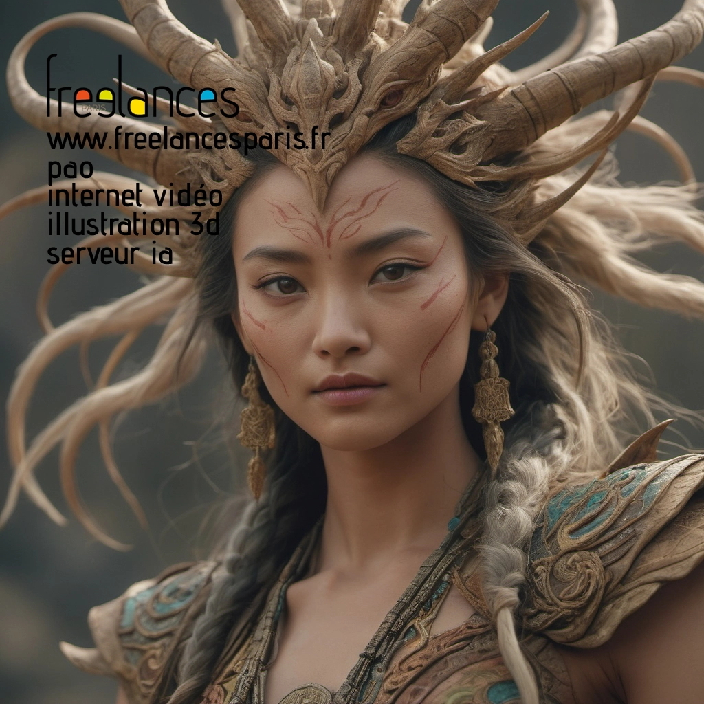 Pao mise en page internet vidéo illustration 3d serveur IA générative AI freelance paris studio de création magazines 8leh9f50